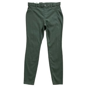 NEW Time and Tru Women's Olive Green High Rise Stretch Fitted‎ Jeggings Sz. L